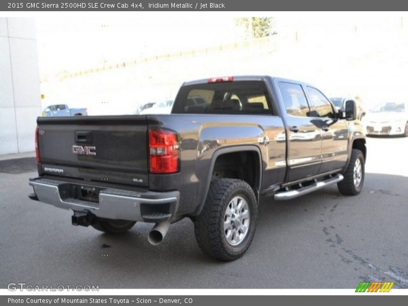 Iridium Metallic / Jet Black 2015 GMC Sierra 2500HD SLE Crew Cab 4x4