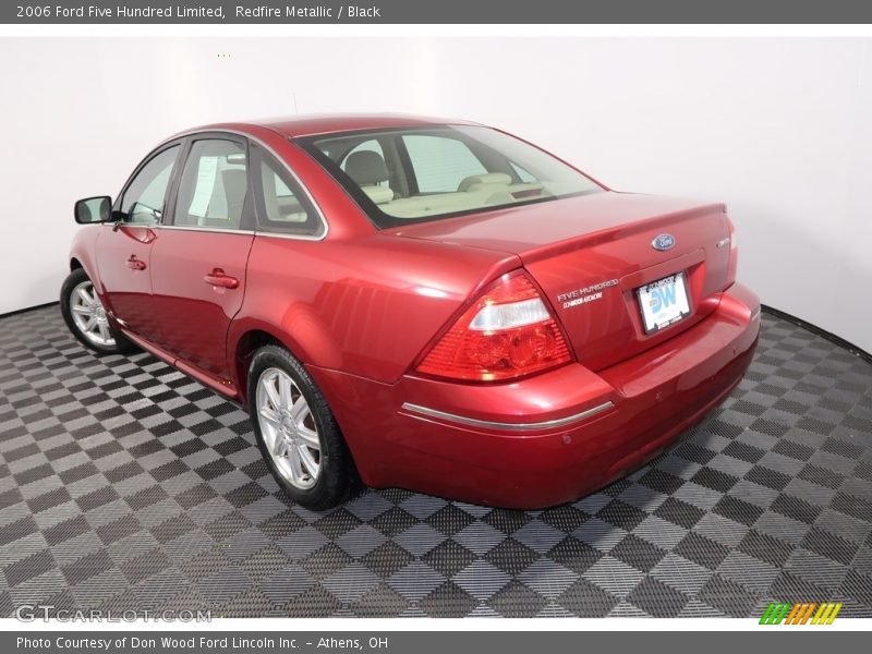 Redfire Metallic / Black 2006 Ford Five Hundred Limited