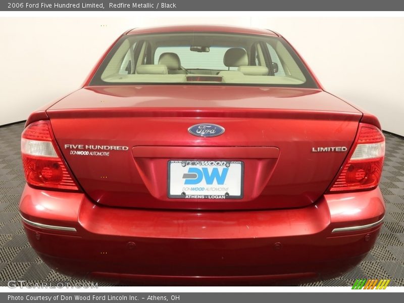 Redfire Metallic / Black 2006 Ford Five Hundred Limited