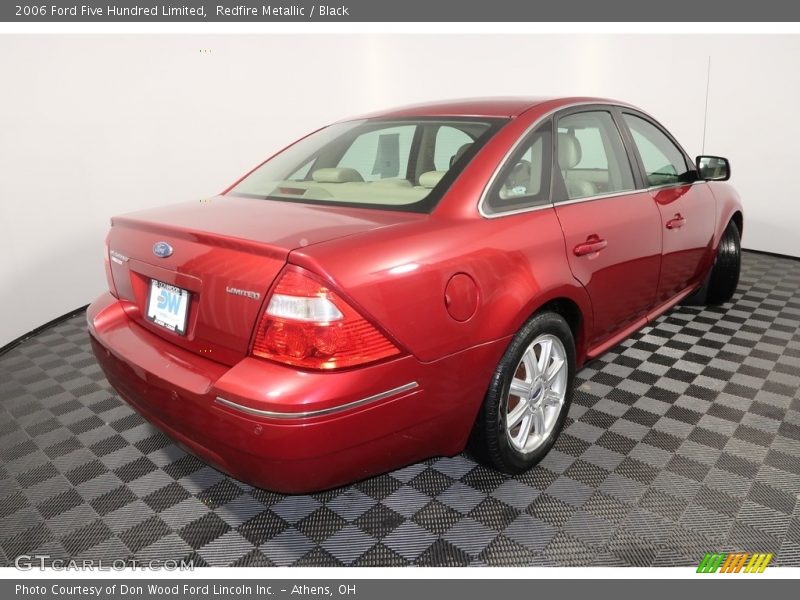 Redfire Metallic / Black 2006 Ford Five Hundred Limited