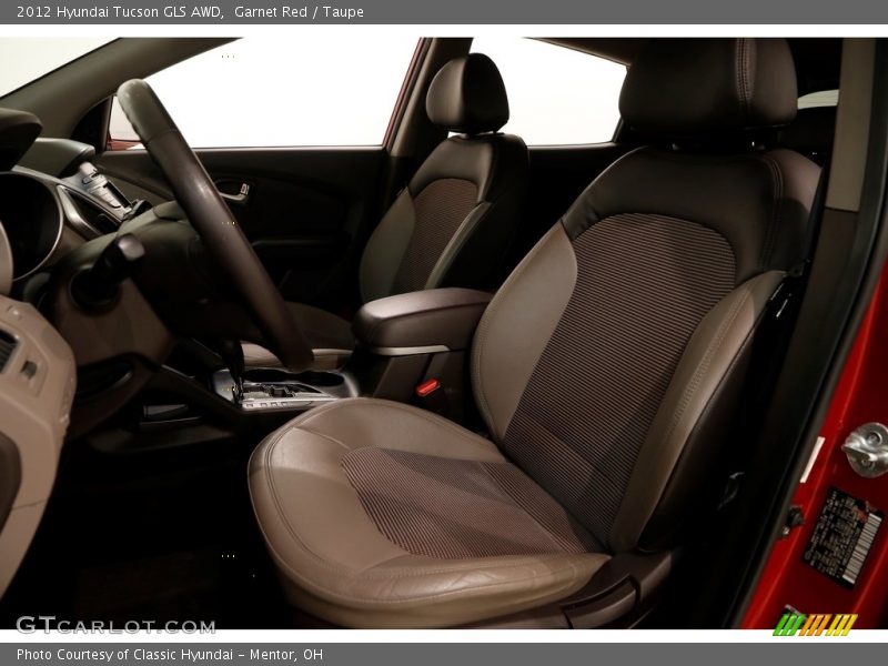 Garnet Red / Taupe 2012 Hyundai Tucson GLS AWD