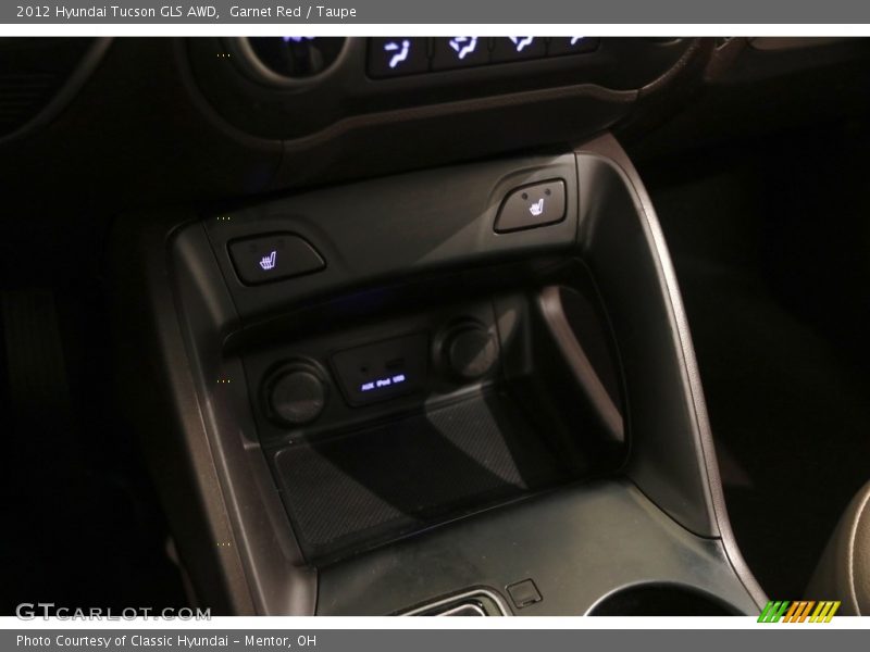 Garnet Red / Taupe 2012 Hyundai Tucson GLS AWD