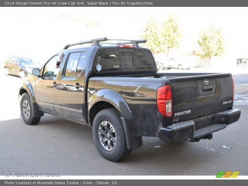 Super Black / Pro-4X Graphite/Steel 2014 Nissan Frontier Pro-4X Crew Cab 4x4