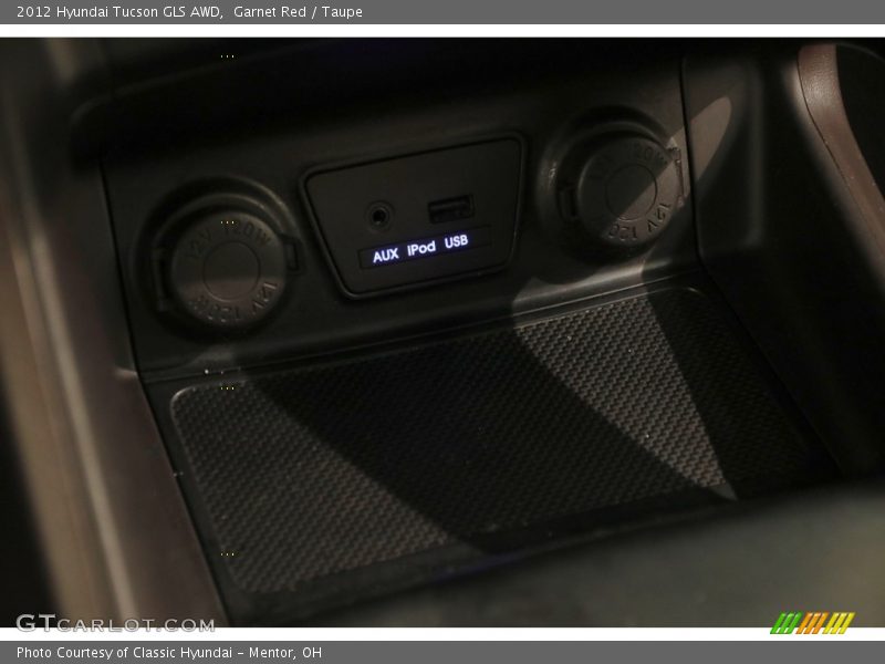 Garnet Red / Taupe 2012 Hyundai Tucson GLS AWD