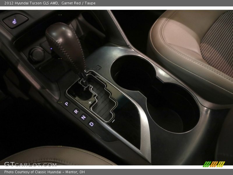 Garnet Red / Taupe 2012 Hyundai Tucson GLS AWD