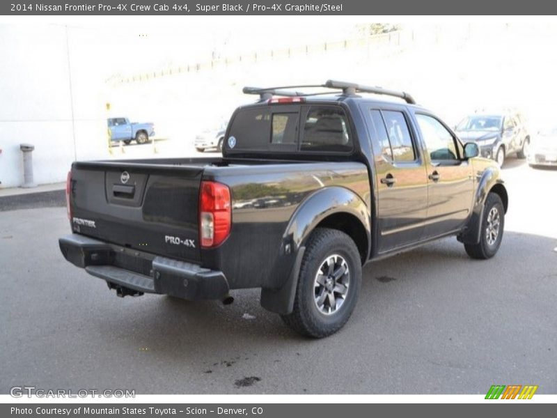 Super Black / Pro-4X Graphite/Steel 2014 Nissan Frontier Pro-4X Crew Cab 4x4