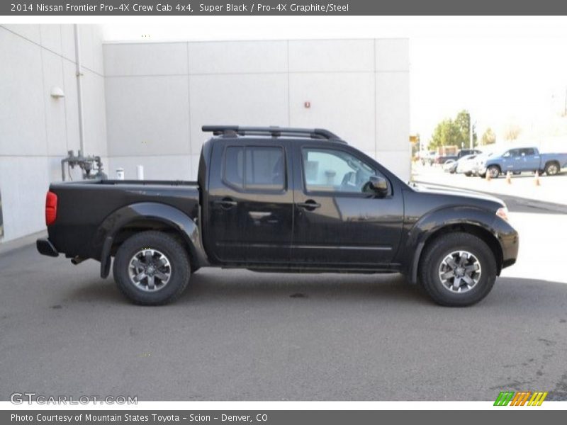 Super Black / Pro-4X Graphite/Steel 2014 Nissan Frontier Pro-4X Crew Cab 4x4