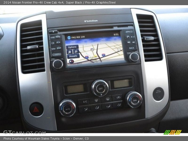Super Black / Pro-4X Graphite/Steel 2014 Nissan Frontier Pro-4X Crew Cab 4x4
