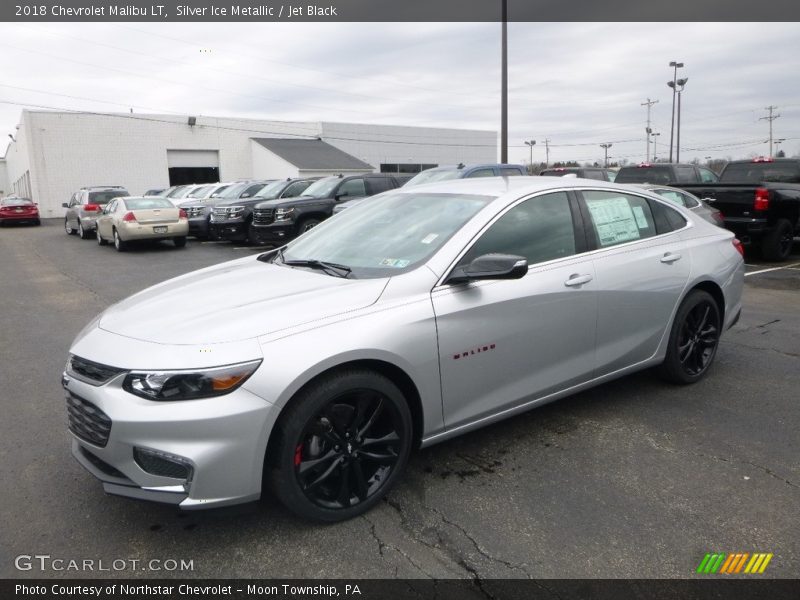 Silver Ice Metallic / Jet Black 2018 Chevrolet Malibu LT