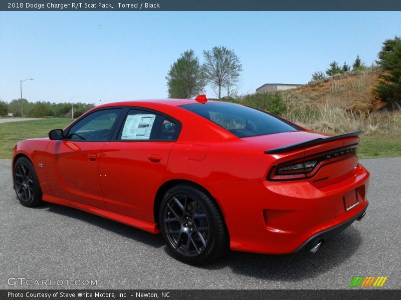 Torred / Black 2018 Dodge Charger R/T Scat Pack