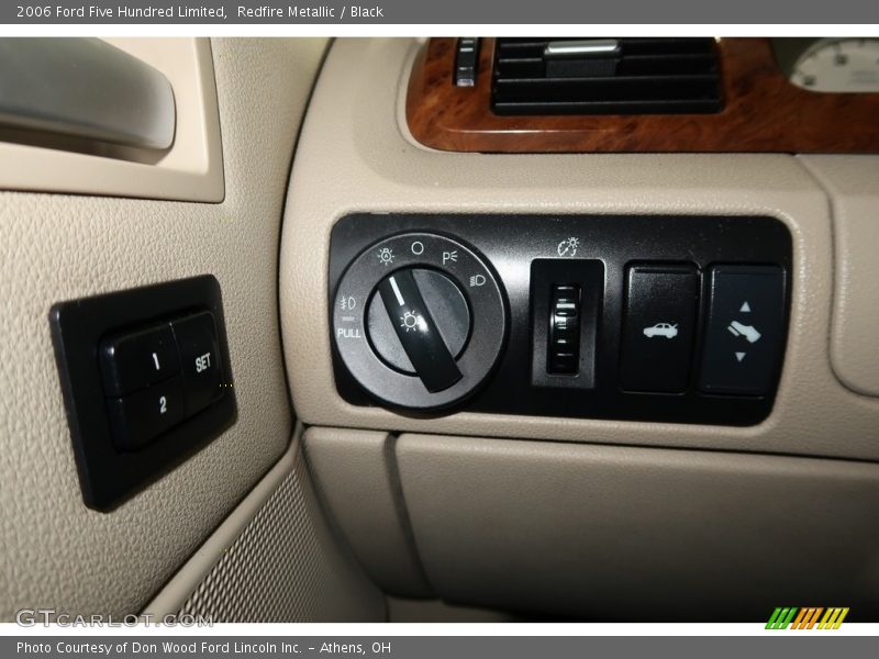 Redfire Metallic / Black 2006 Ford Five Hundred Limited