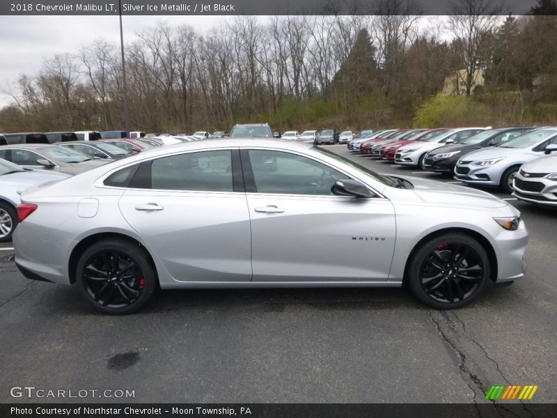 Silver Ice Metallic / Jet Black 2018 Chevrolet Malibu LT
