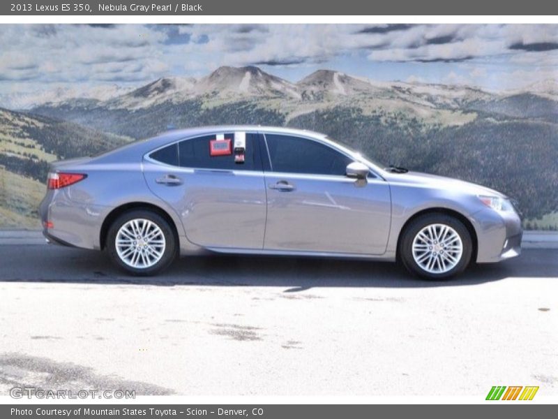 Nebula Gray Pearl / Black 2013 Lexus ES 350