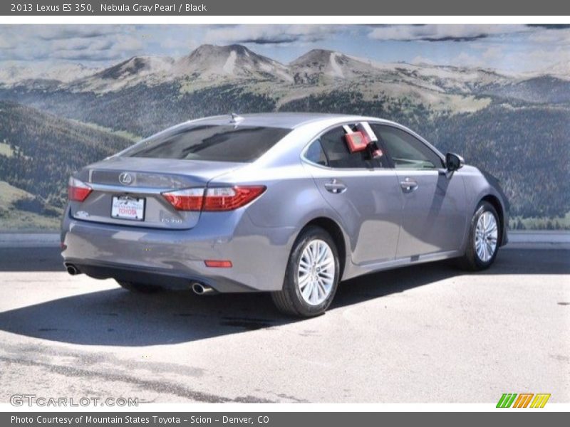 Nebula Gray Pearl / Black 2013 Lexus ES 350