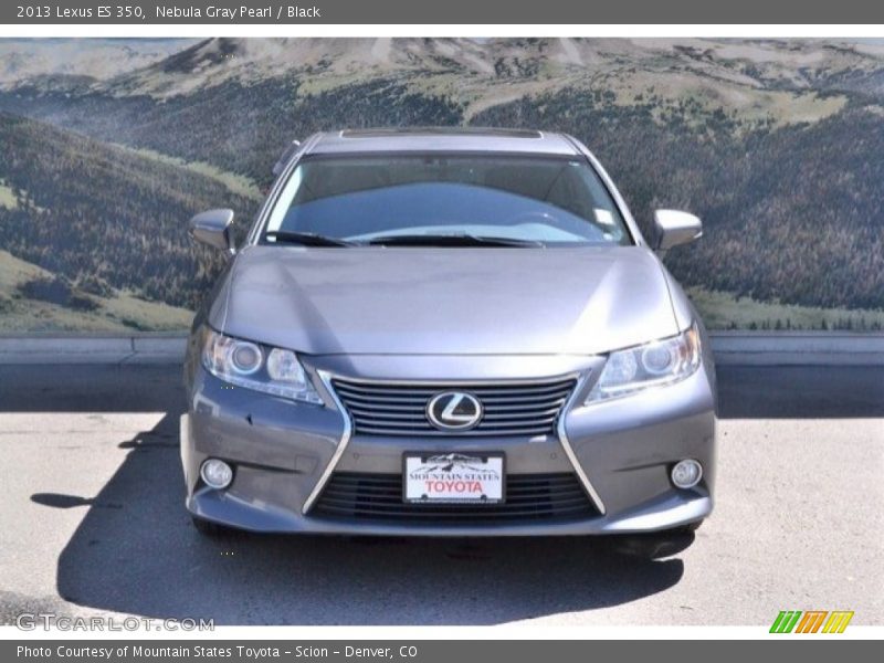 Nebula Gray Pearl / Black 2013 Lexus ES 350