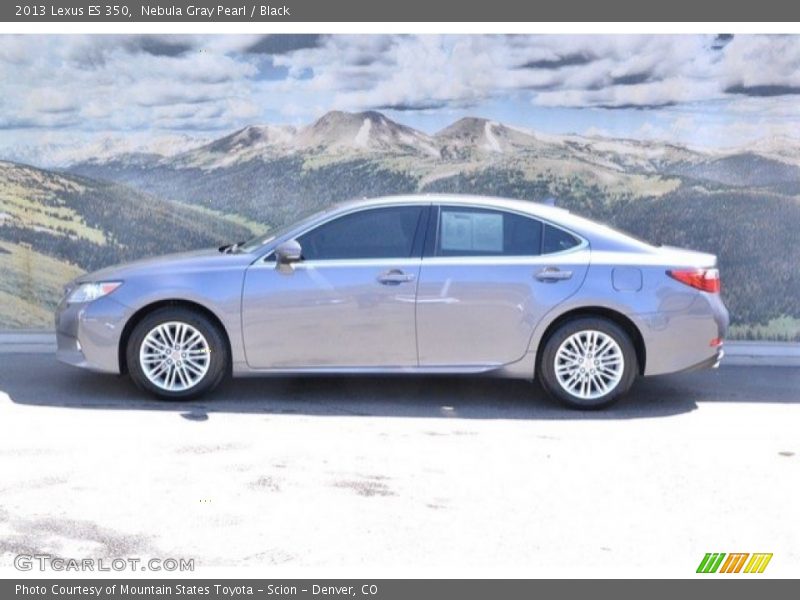 Nebula Gray Pearl / Black 2013 Lexus ES 350