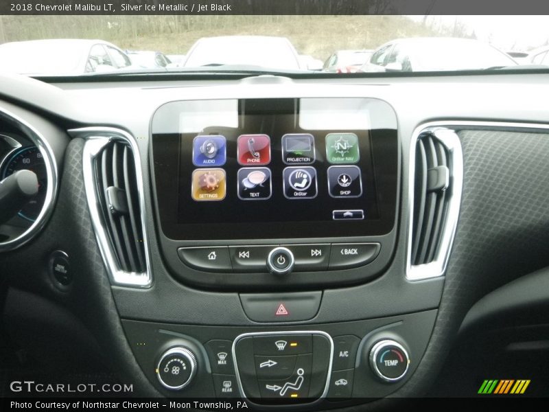Silver Ice Metallic / Jet Black 2018 Chevrolet Malibu LT