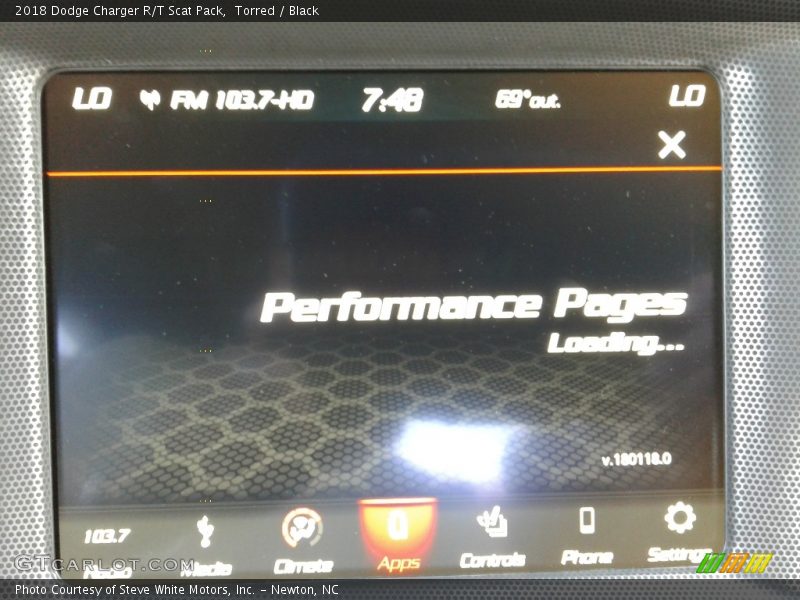 Torred / Black 2018 Dodge Charger R/T Scat Pack