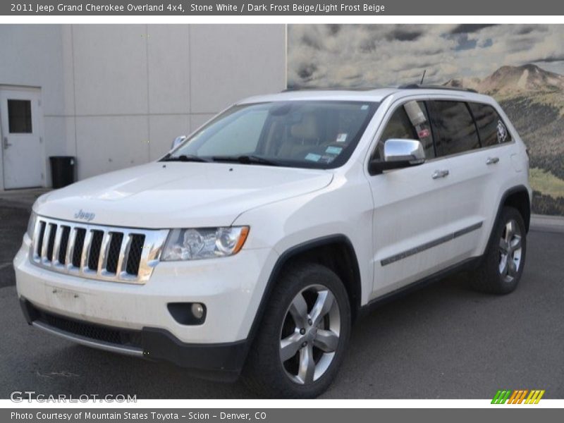 Stone White / Dark Frost Beige/Light Frost Beige 2011 Jeep Grand Cherokee Overland 4x4