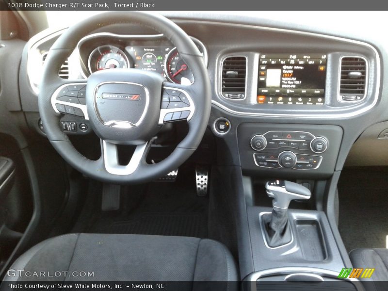 Torred / Black 2018 Dodge Charger R/T Scat Pack