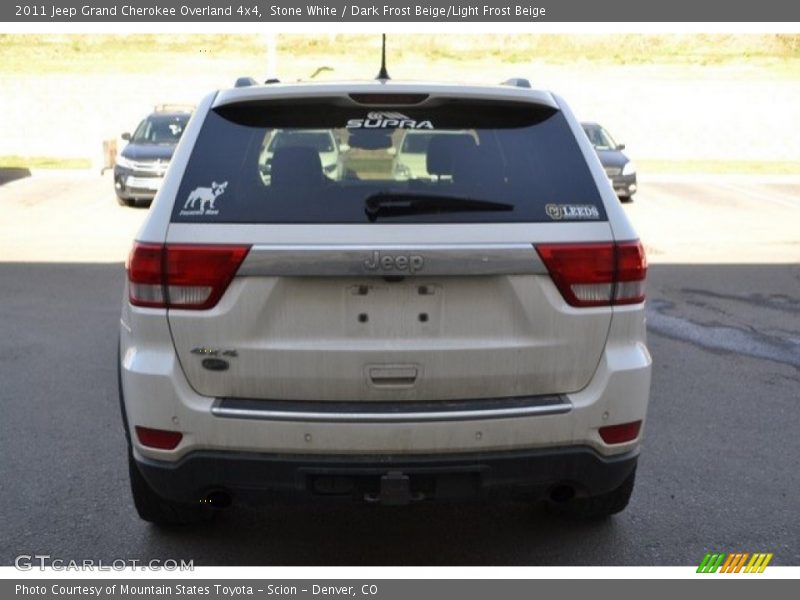 Stone White / Dark Frost Beige/Light Frost Beige 2011 Jeep Grand Cherokee Overland 4x4