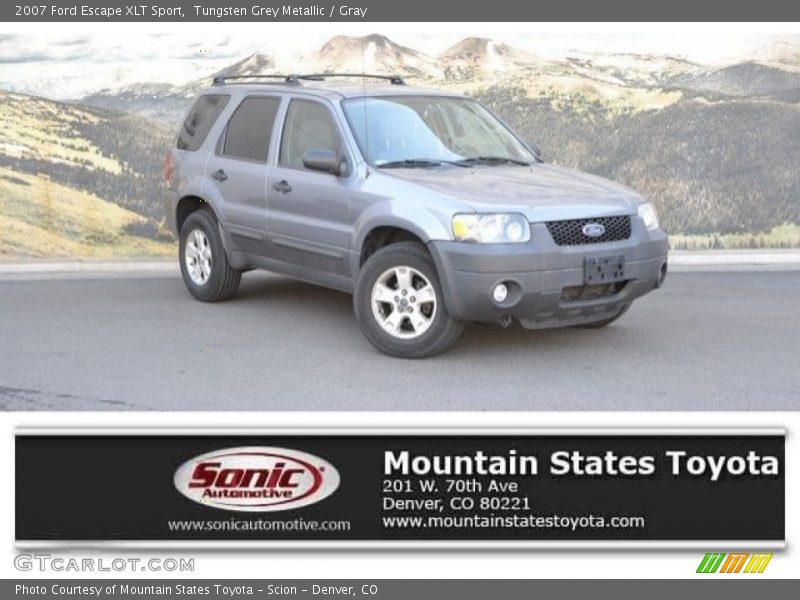Tungsten Grey Metallic / Gray 2007 Ford Escape XLT Sport