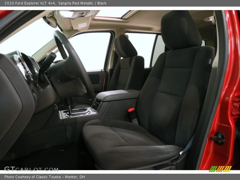 Sangria Red Metallic / Black 2010 Ford Explorer XLT 4x4
