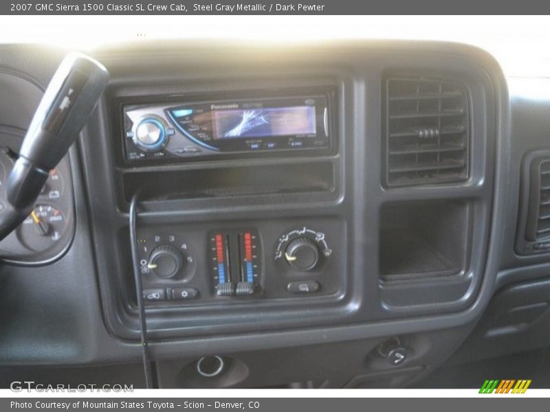 Steel Gray Metallic / Dark Pewter 2007 GMC Sierra 1500 Classic SL Crew Cab