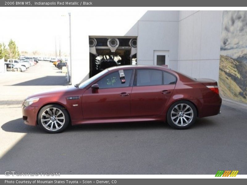 Indianapolis Red Metallic / Black 2006 BMW M5