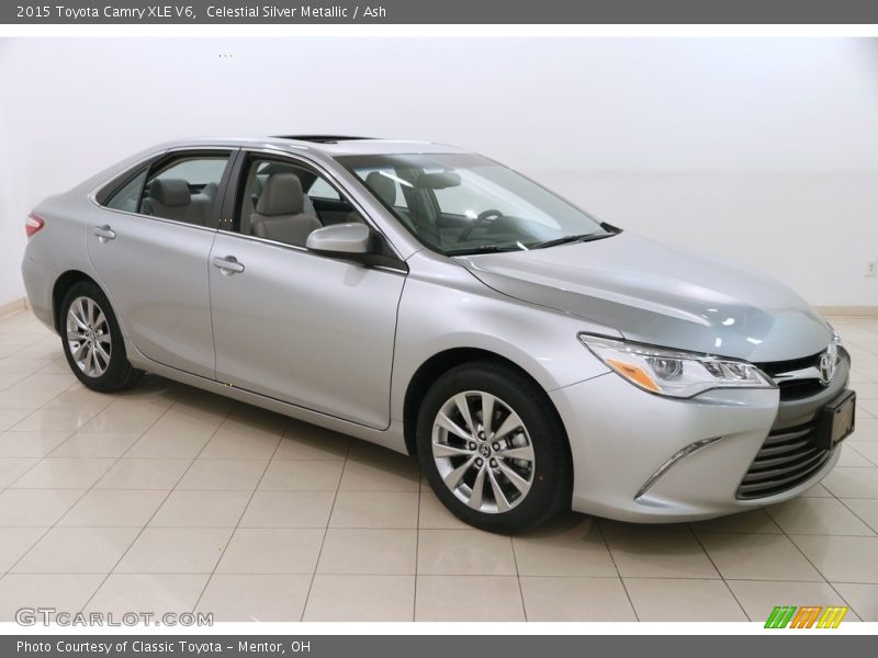 Celestial Silver Metallic / Ash 2015 Toyota Camry XLE V6