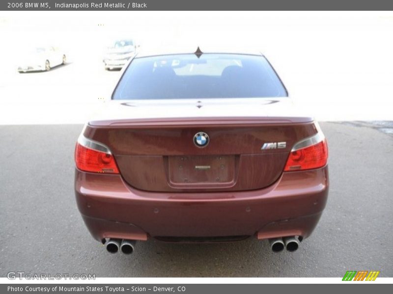 Indianapolis Red Metallic / Black 2006 BMW M5