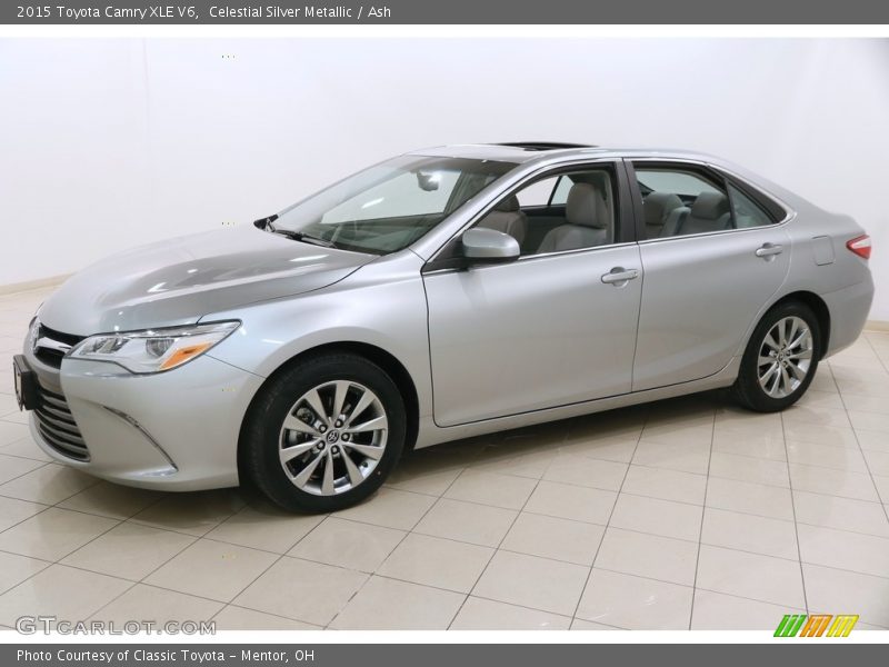 Celestial Silver Metallic / Ash 2015 Toyota Camry XLE V6