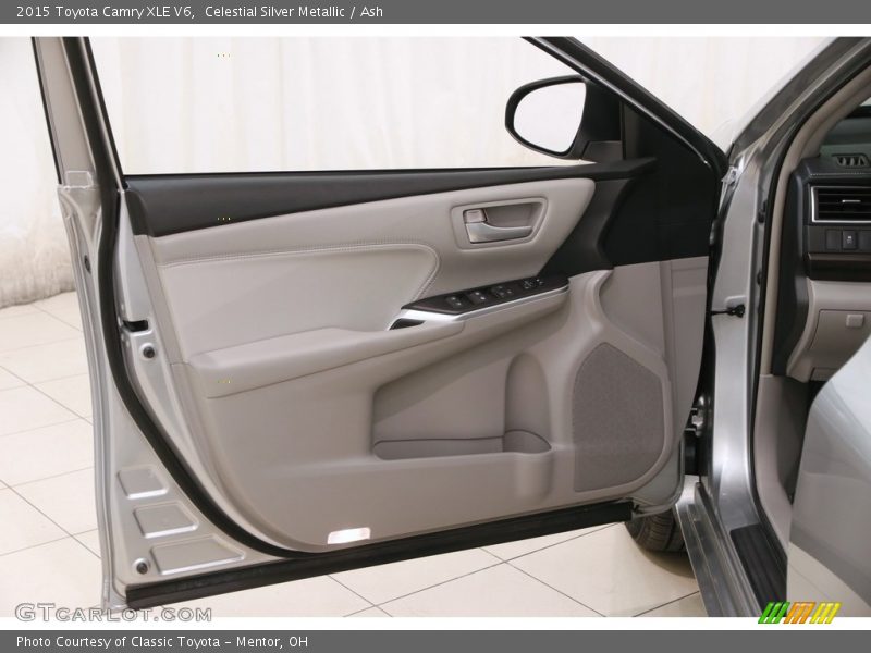 Celestial Silver Metallic / Ash 2015 Toyota Camry XLE V6