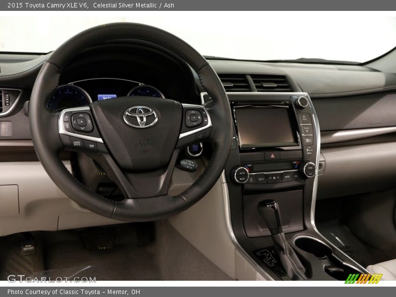Celestial Silver Metallic / Ash 2015 Toyota Camry XLE V6