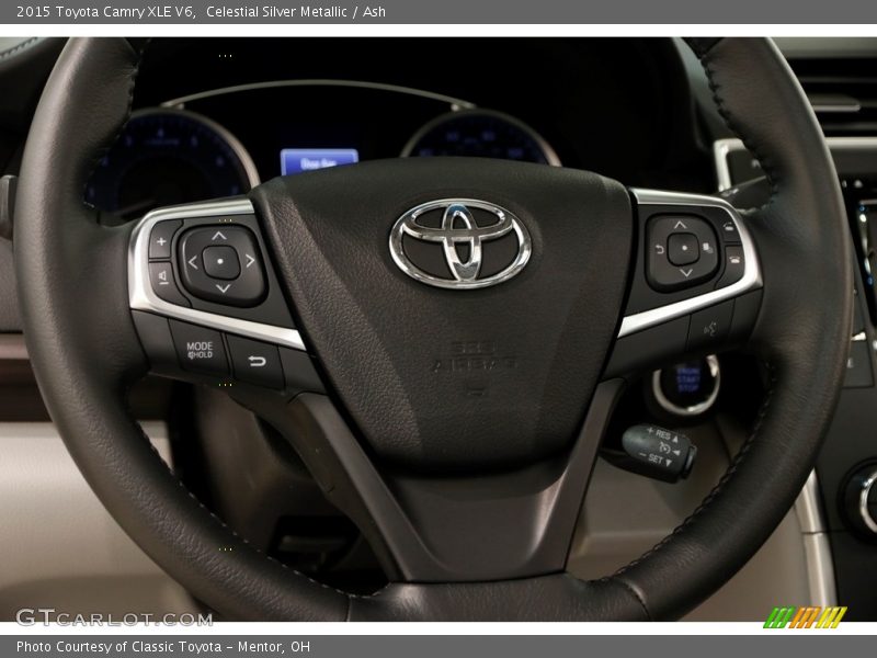 Celestial Silver Metallic / Ash 2015 Toyota Camry XLE V6
