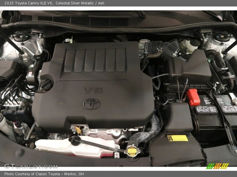 Celestial Silver Metallic / Ash 2015 Toyota Camry XLE V6