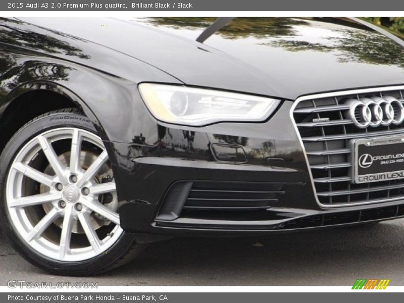 Brilliant Black / Black 2015 Audi A3 2.0 Premium Plus quattro
