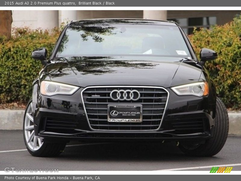 Brilliant Black / Black 2015 Audi A3 2.0 Premium Plus quattro