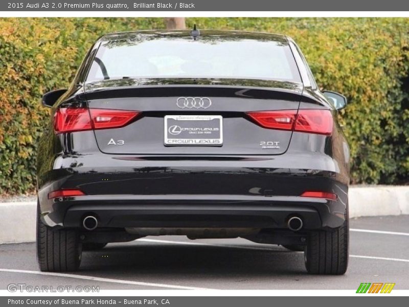 Brilliant Black / Black 2015 Audi A3 2.0 Premium Plus quattro