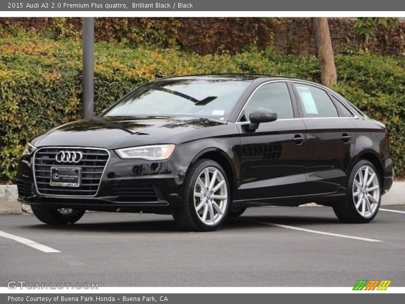 Brilliant Black / Black 2015 Audi A3 2.0 Premium Plus quattro
