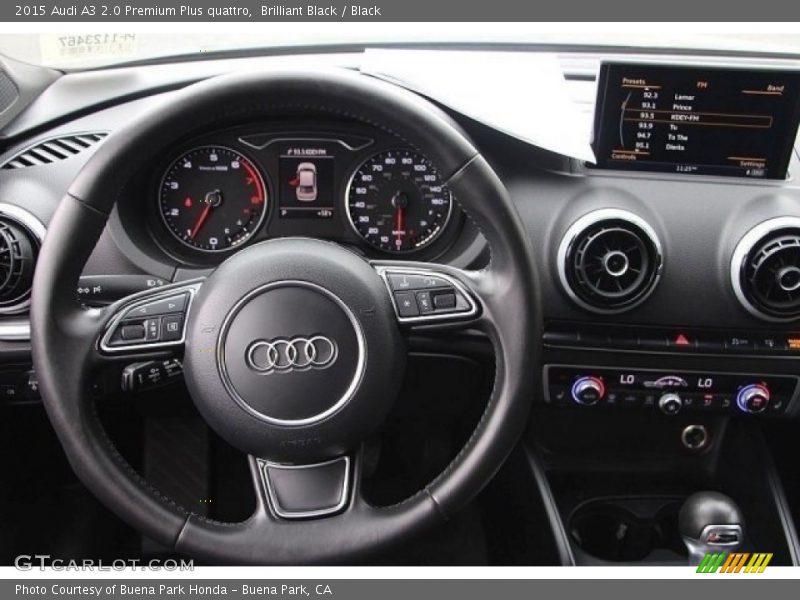 Brilliant Black / Black 2015 Audi A3 2.0 Premium Plus quattro