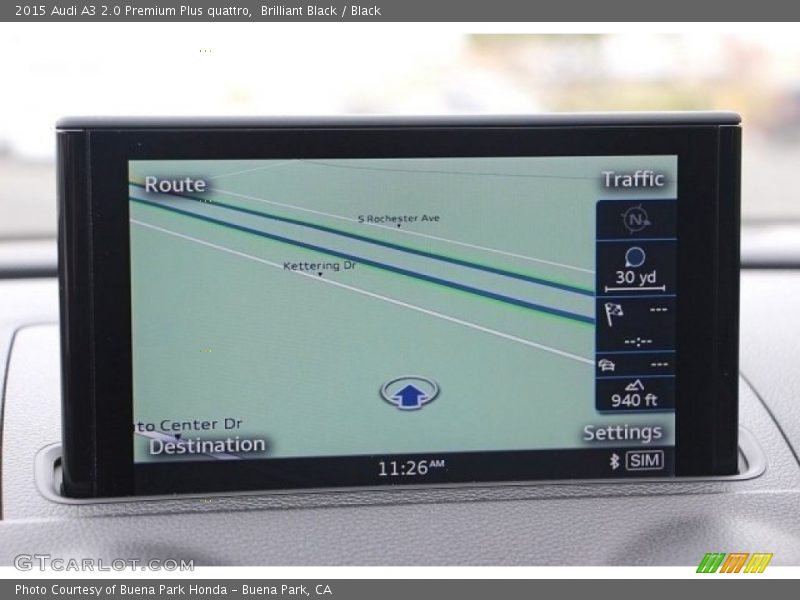 Brilliant Black / Black 2015 Audi A3 2.0 Premium Plus quattro