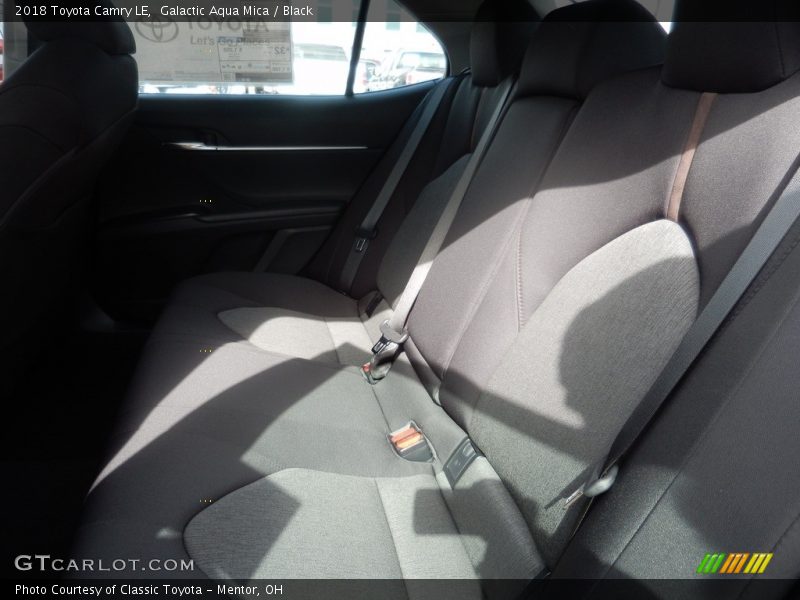 Galactic Aqua Mica / Black 2018 Toyota Camry LE