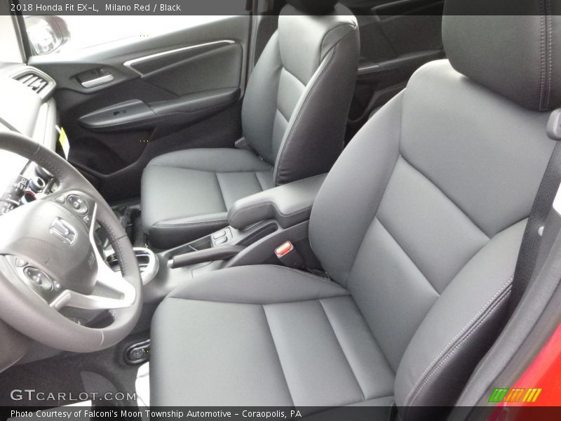 Milano Red / Black 2018 Honda Fit EX-L
