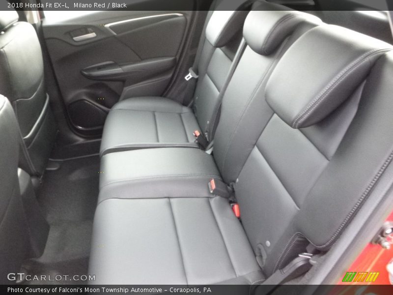 Milano Red / Black 2018 Honda Fit EX-L