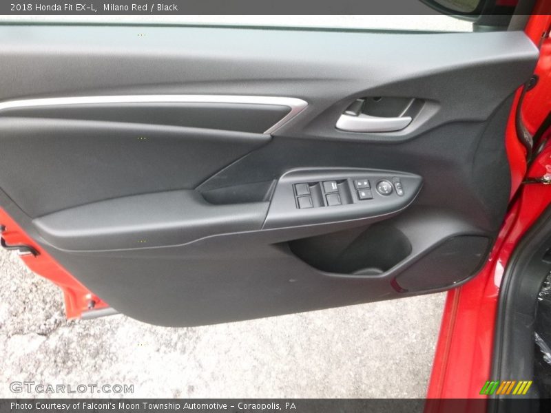 Milano Red / Black 2018 Honda Fit EX-L