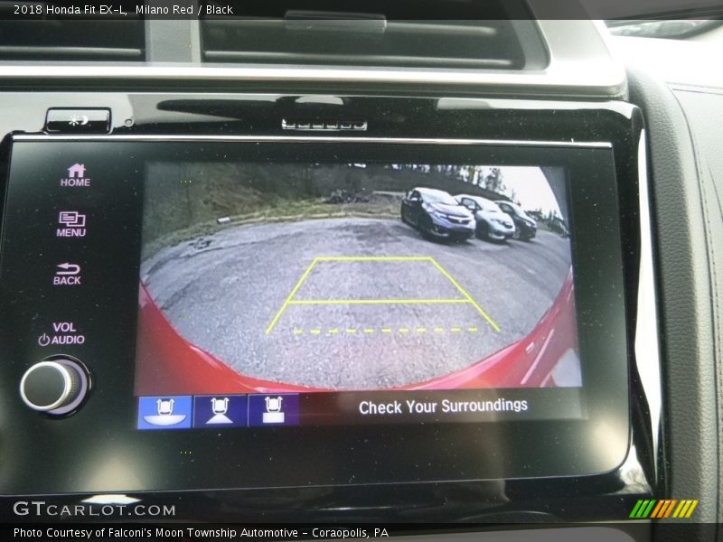 Milano Red / Black 2018 Honda Fit EX-L