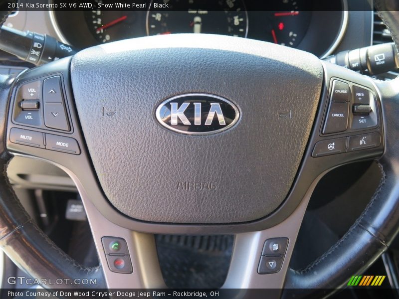 Snow White Pearl / Black 2014 Kia Sorento SX V6 AWD