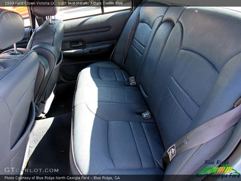 Light Blue Metallic / Dark Denim Blue 1999 Ford Crown Victoria LX