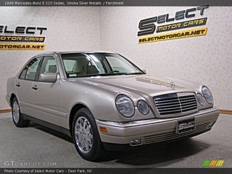Smoke Silver Metallic / Parchment 1999 Mercedes-Benz E 320 Sedan